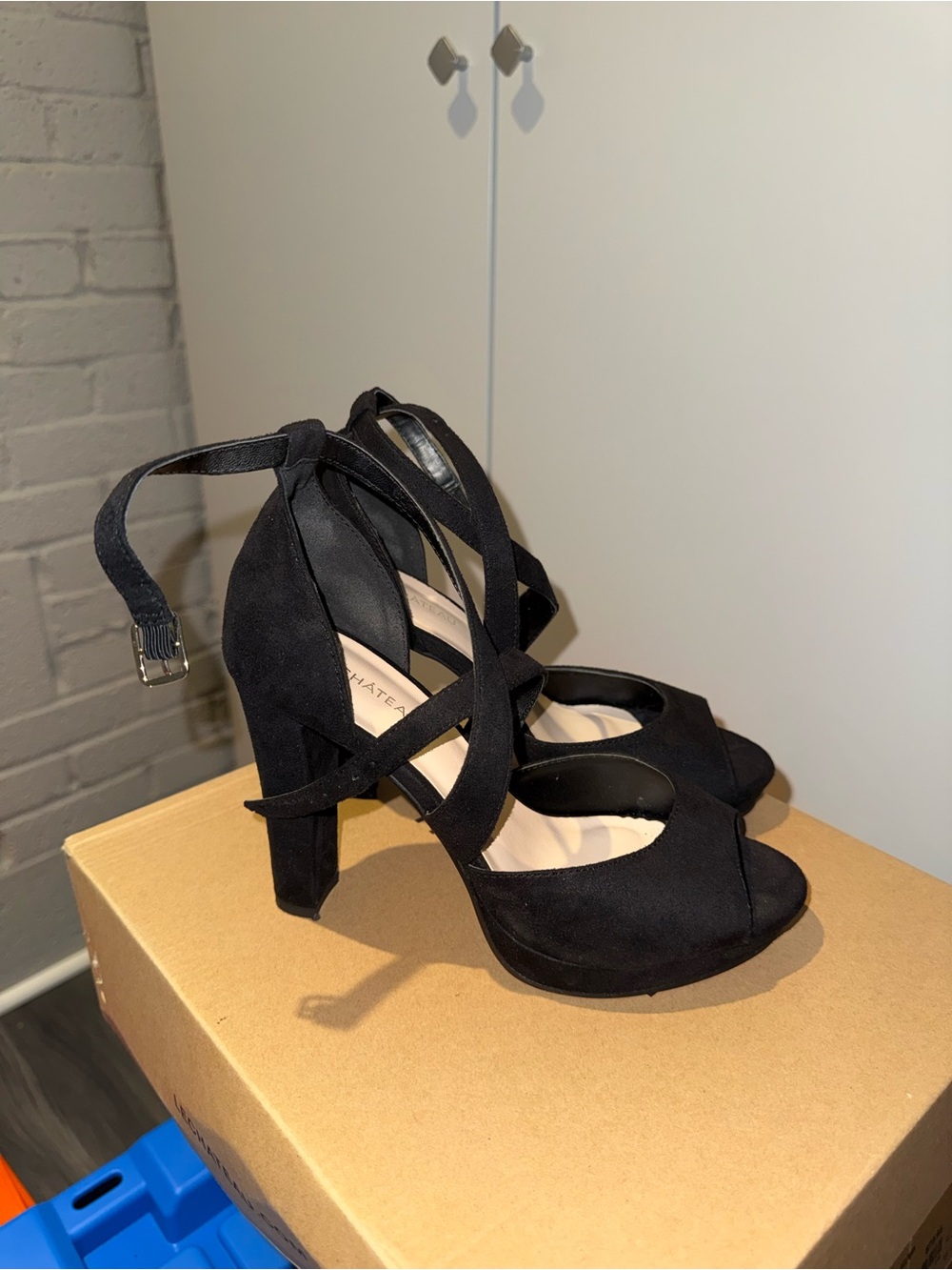Le Chateau Suede Heels